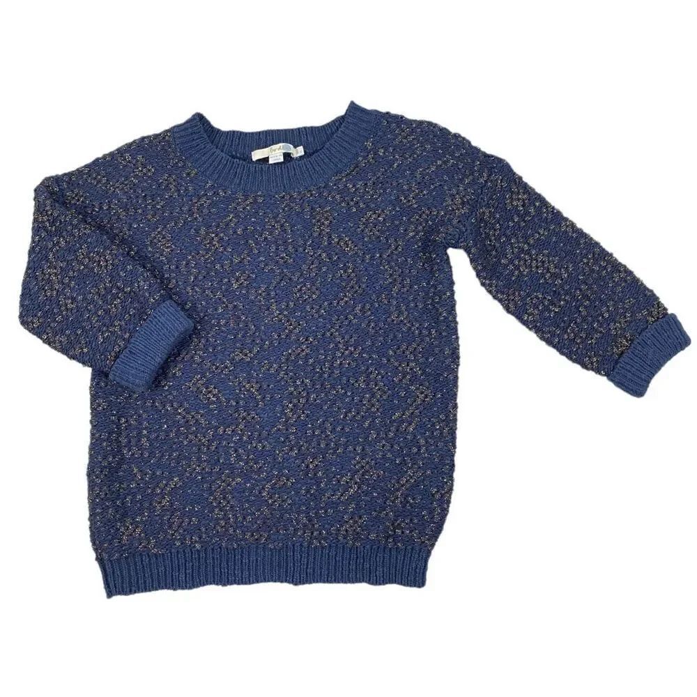 Boden Chunky Knit Metallic Sweater size 2